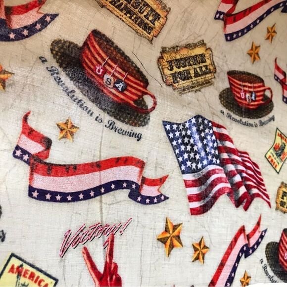 Pursuit of Happiness by Kate Ward Thacker Americana Patriotic Fabric 1 Yard - Picture 13 of 13